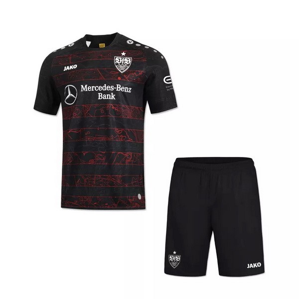 Camiseta Stuttgart Segunda Equipación Niños 2020-2021 Negro